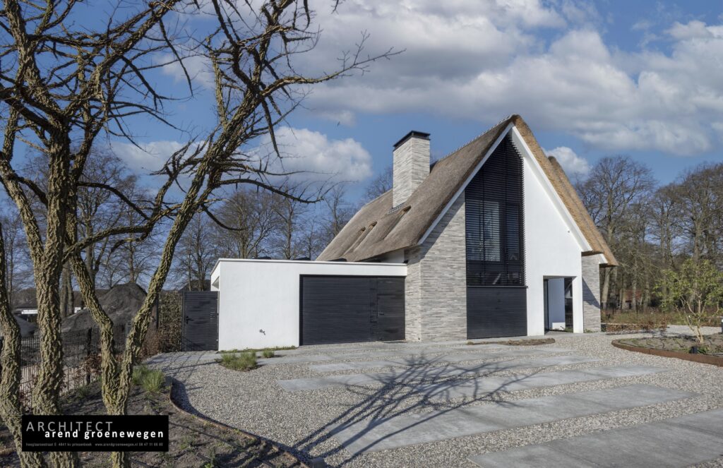 Woning dubbele rieten kap Arend groenewegen architect-9