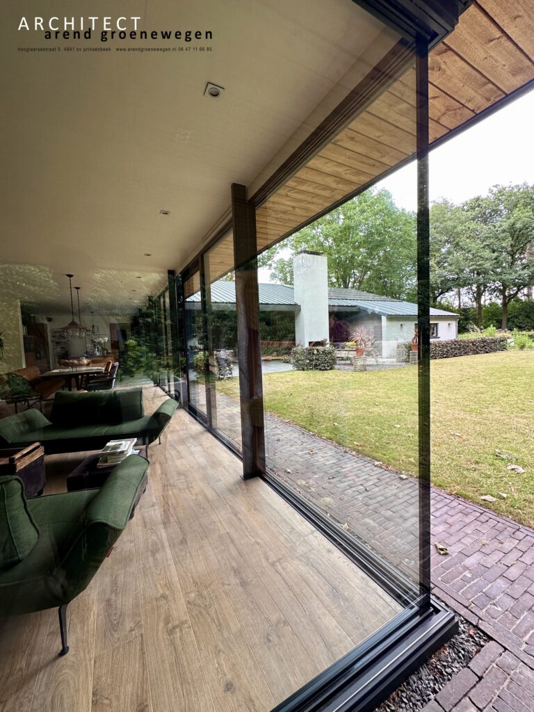 Glazen aanbouw – Arend groenewegen architect6